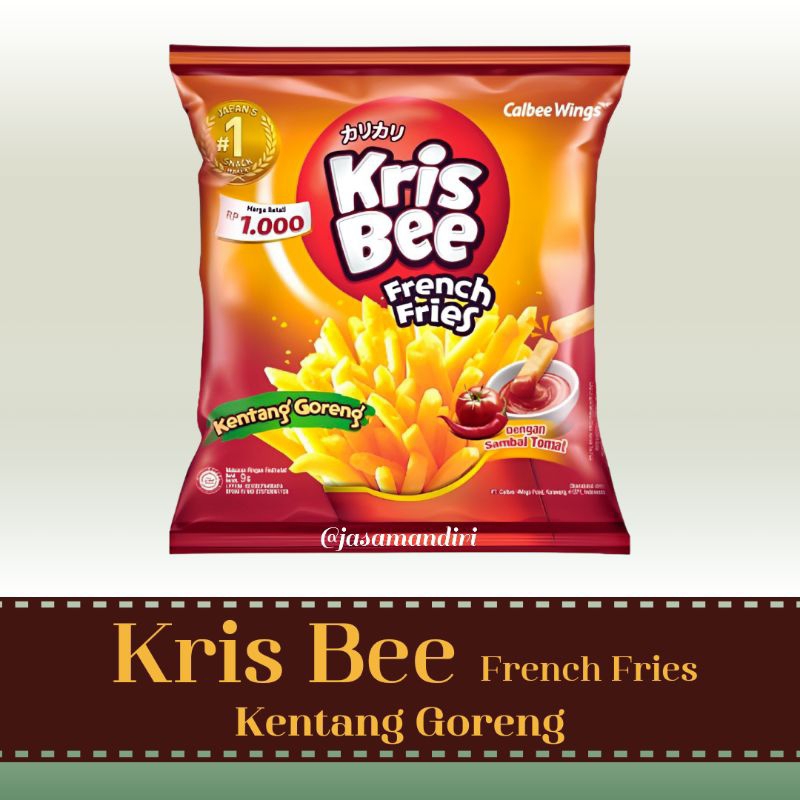 Jual Kris Bee French Fries / Kentang Goreng 9gr | Shopee Indonesia
