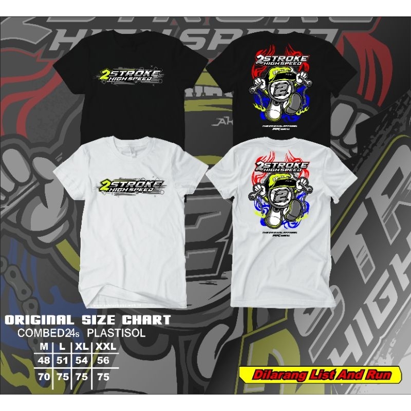 Jual PRE ORDER KAOS 2 STROKE/KAOS RACING 2 STROKE ORIGINAL PRODUK ...