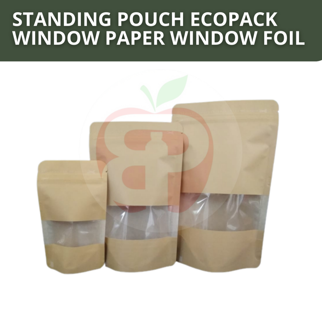 Jual STP ECOPACK WINDOW [PAPER WINDOW FOIL] 9x15|150z 9 x 15 BATU ...