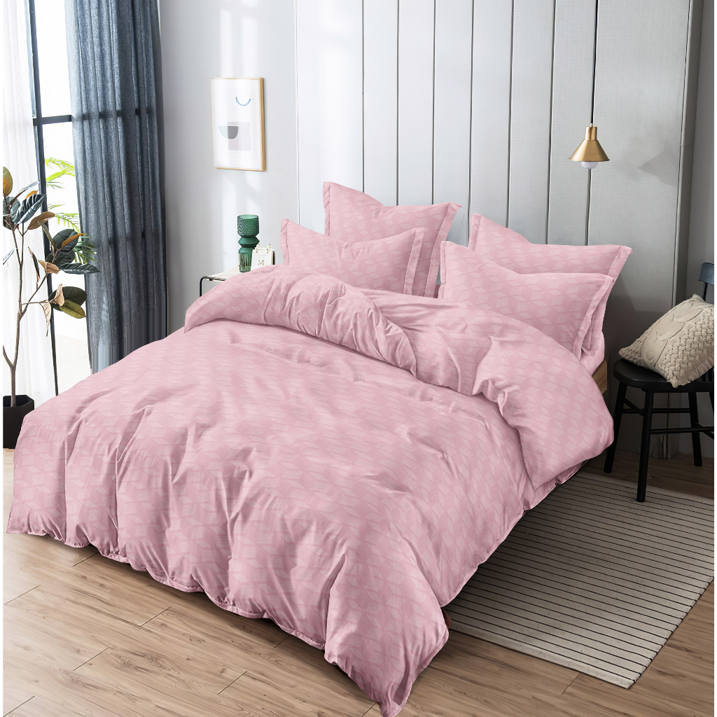 Vallery Quincy - Bed Cover Set King 180x200 Tinggi 30Cm Fitted Emboss - Tuffy