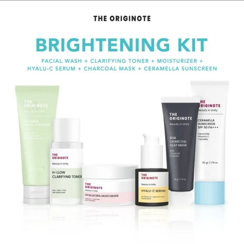 Jual THE ORIGINOTE paket 6 in 1 / The Originote skincare set | Shopee ...