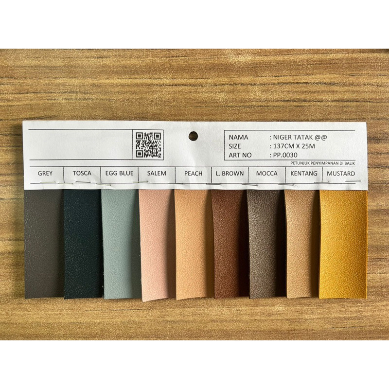 Jual Sample Kulit PVC/PU - Ukuran katalog dan Tarik 30cm x 35cm ...