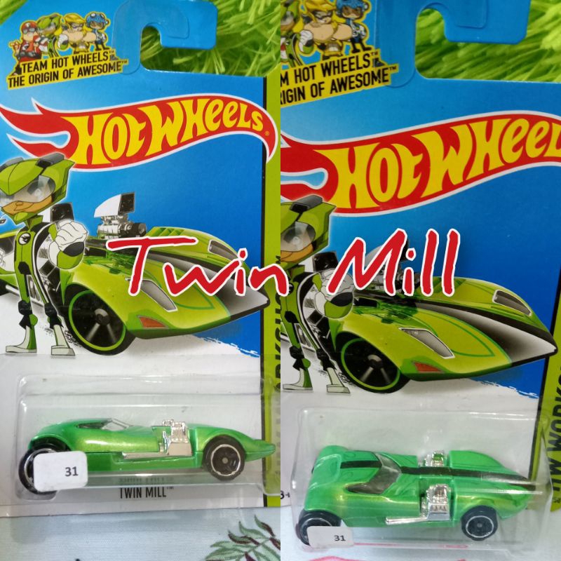 Hot Wheels Twin Mill Mobilan balap 100% Original