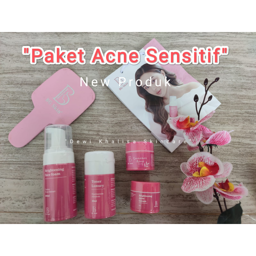 Jual BG SKIN PAKET Acne Sensitif Series 100% ORI KEMASAN BARU ...