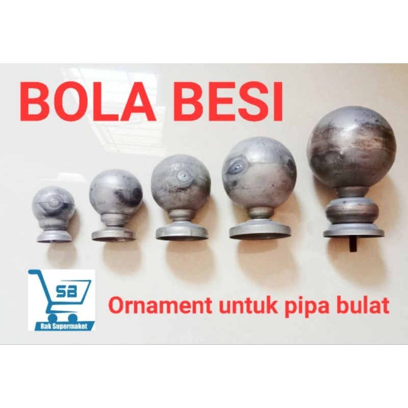 Jual ORNAMENT/AKSESORIS HIASAN PAGAR BESI/BOLA BESI | Shopee Indonesia