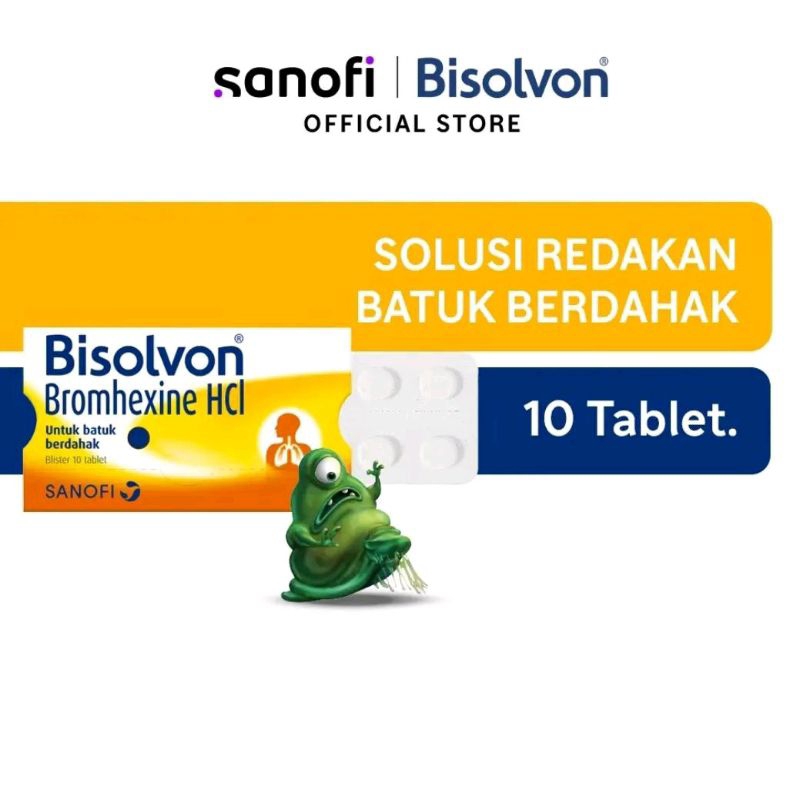 Jual Bisolvon Tablet Isi 10 Pcs - Obat Batuk Berdahak | Shopee Indonesia