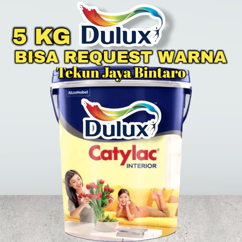 Jual Dulux Catylac Interior Paperlace 44555 5kg Gallon Tinting Shopee Indonesia 4476