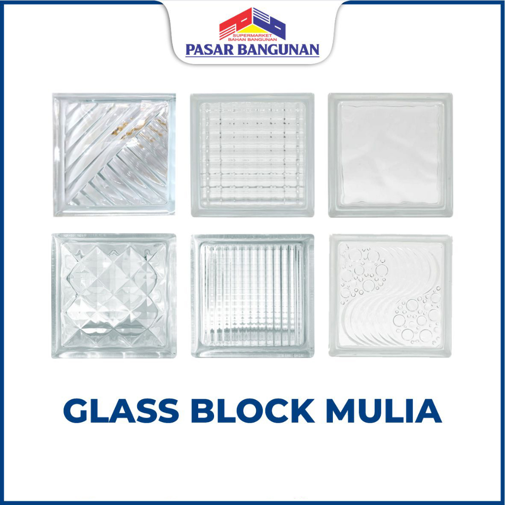 Jual Glass Block Mulia Tersedia Berbagai Model Shopee Indonesia 8575