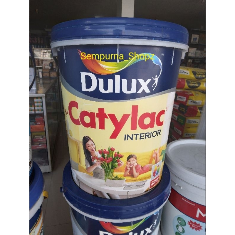 Jual Cat Dulux Catylac Interior 1501 Putih 25 Kg Chroma Brite Anti Bacterial Easy Wipe Shopee 3809