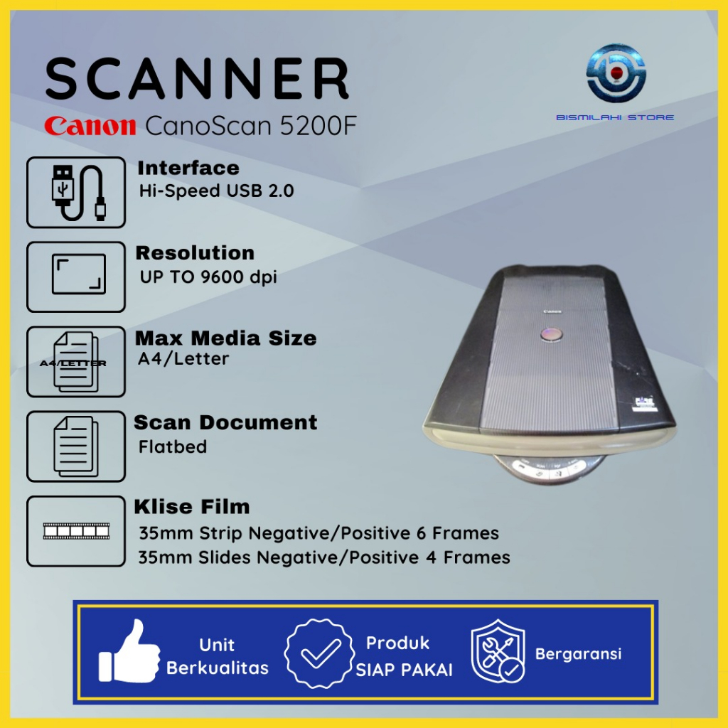 Jual Scanner Canon Canoscan 5200f Shopee Indonesia 