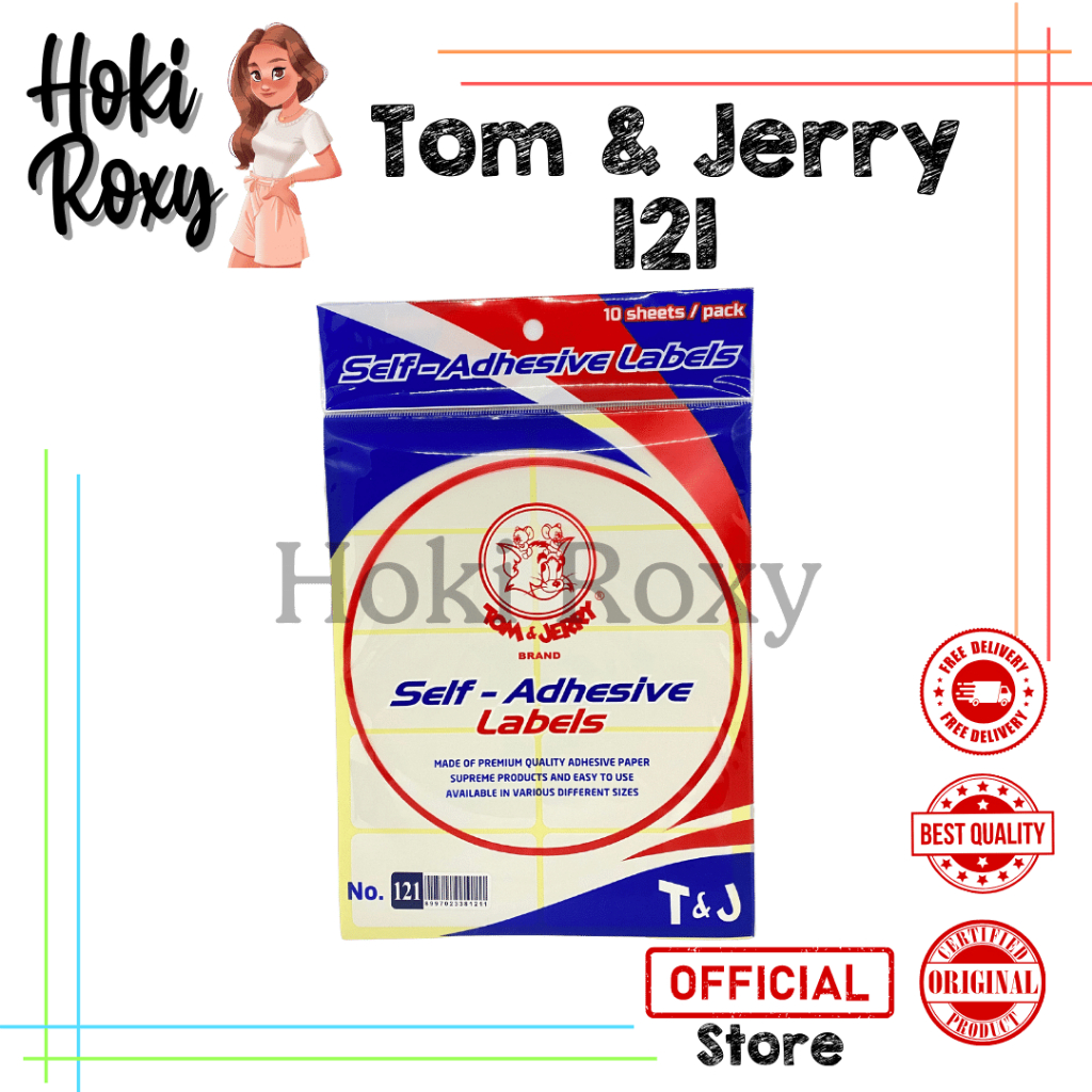 Jual T&J Labels No. 121 // TOM AND JERRY 12 | Shopee Indonesia