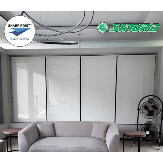 Jual Roller Blind Chain XL Dimout ( Blok 80 Cahaya ) Shopee Indonesia