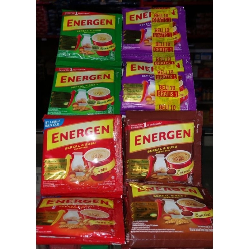Jual Energen sereal renteng isi 10 x 30g | Shopee Indonesia