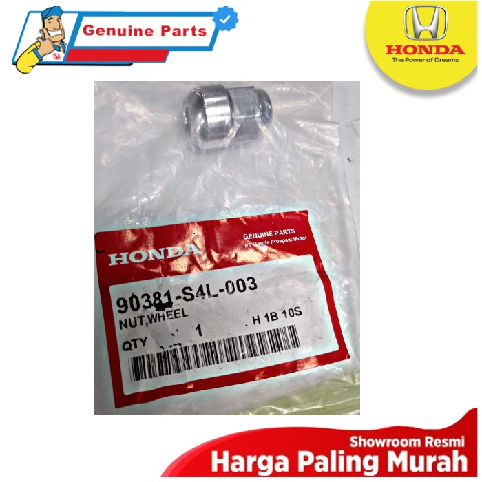 Jual NUT,WHEEL 90381S4L003 DISKON 15% untuk HONDA CRV (2018-2023), HRV ...
