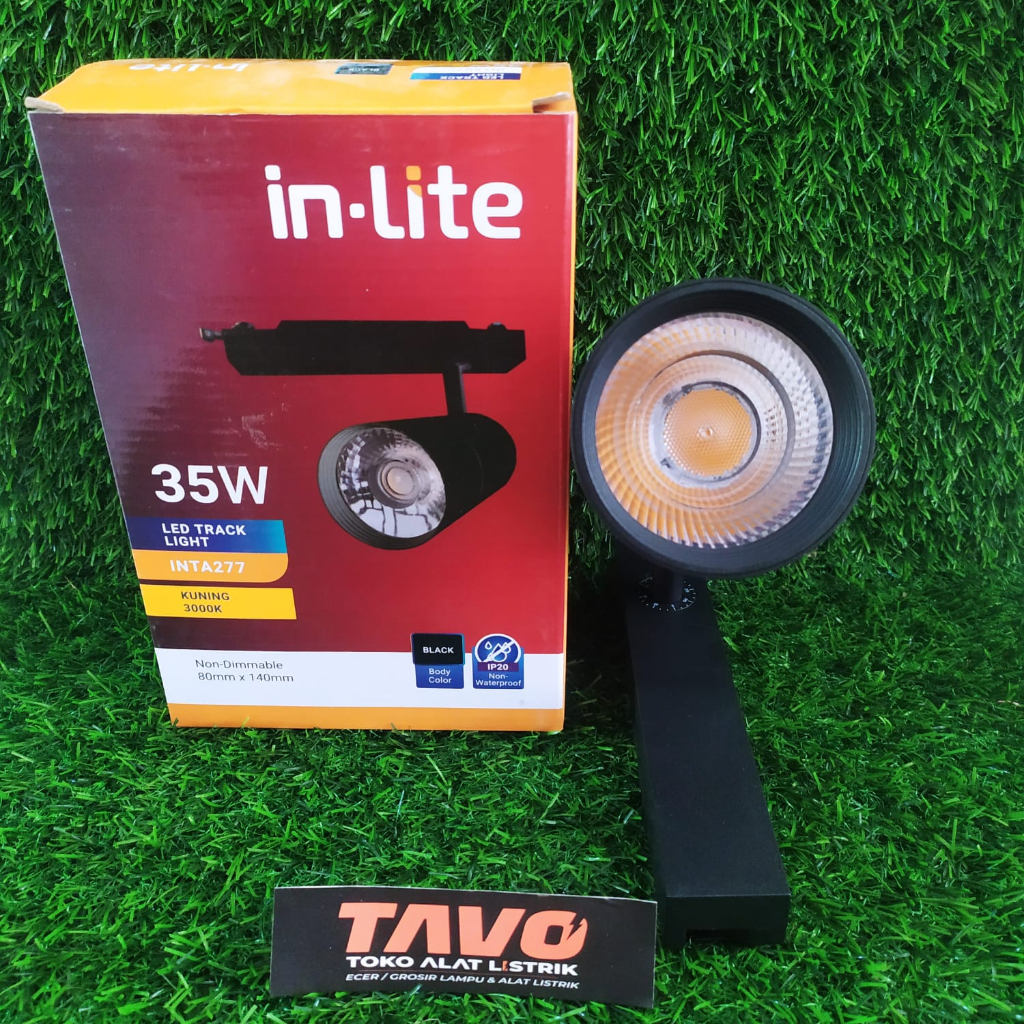 Jual InLite TRACK LIGHT INTA277 7-35 watt Hitam | Shopee Indonesia