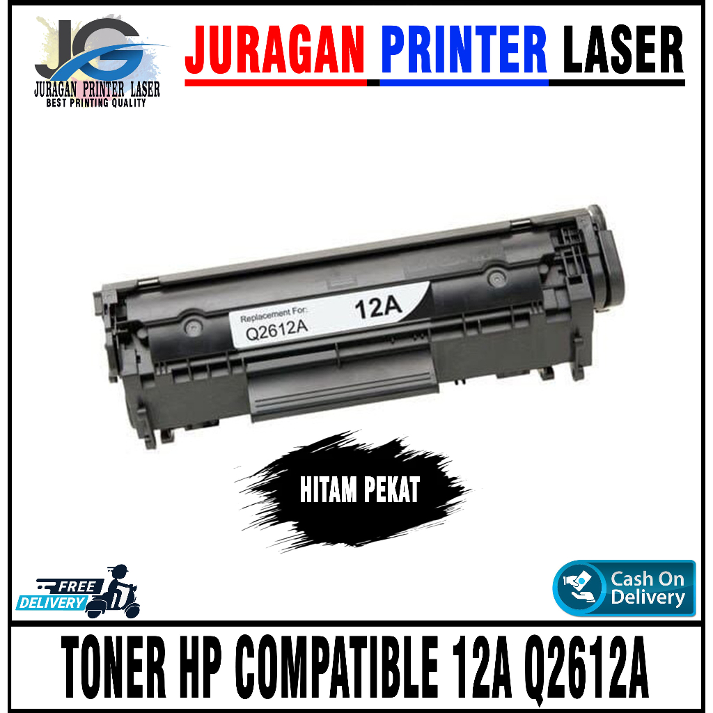 Jual Catridge Hptoner Laserjet 12a Q2612a Bergaransi Shopee Indonesia