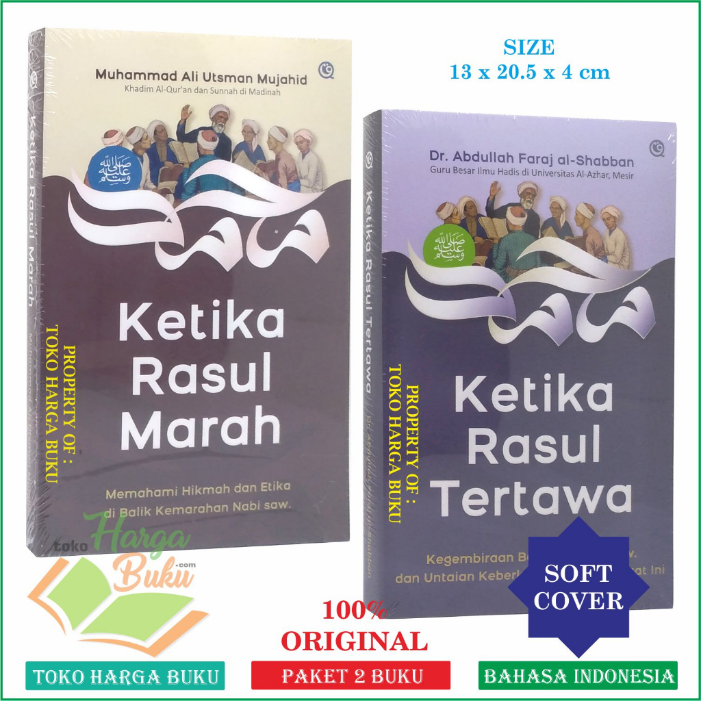 Jual Paket 2 Buku Ketika Rasul Marah Dan Ketika Rasul Tertawa Rosul ...