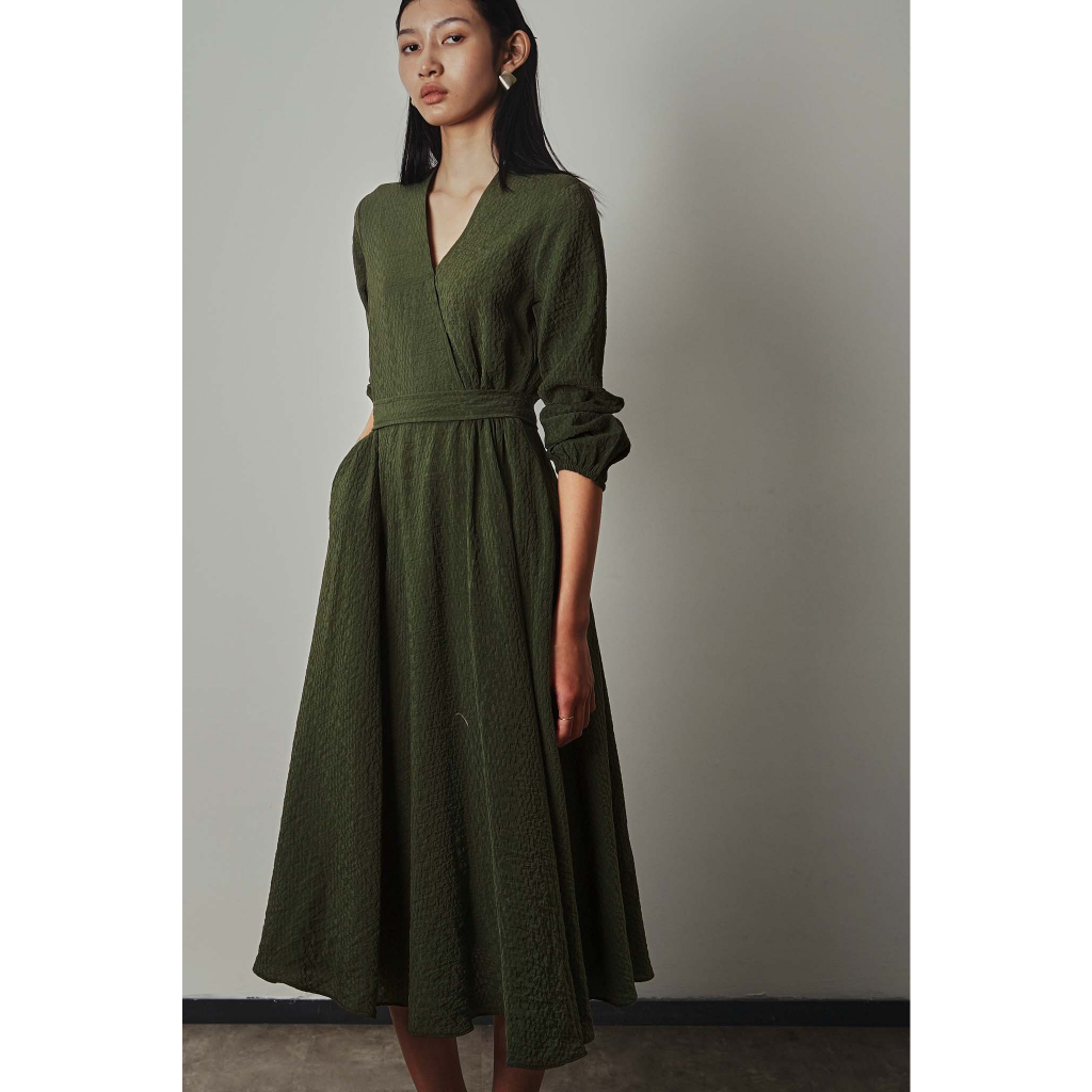 Jual PAFON Hiru Dress - Pine Green | Shopee Indonesia