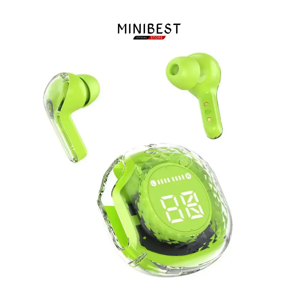 Jual Minibest Ak Tws Earphone Headset Bluetooth V Two Channel Stereo Transparent Shell