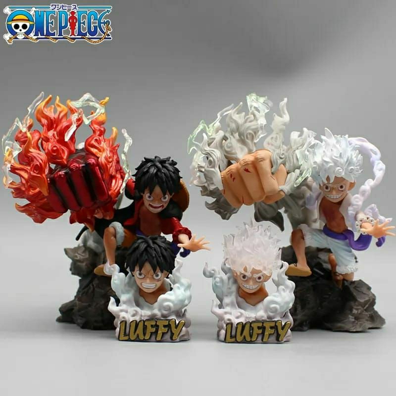 Jual action figure one piece monkey d luffy gear 5 sun god statue ...