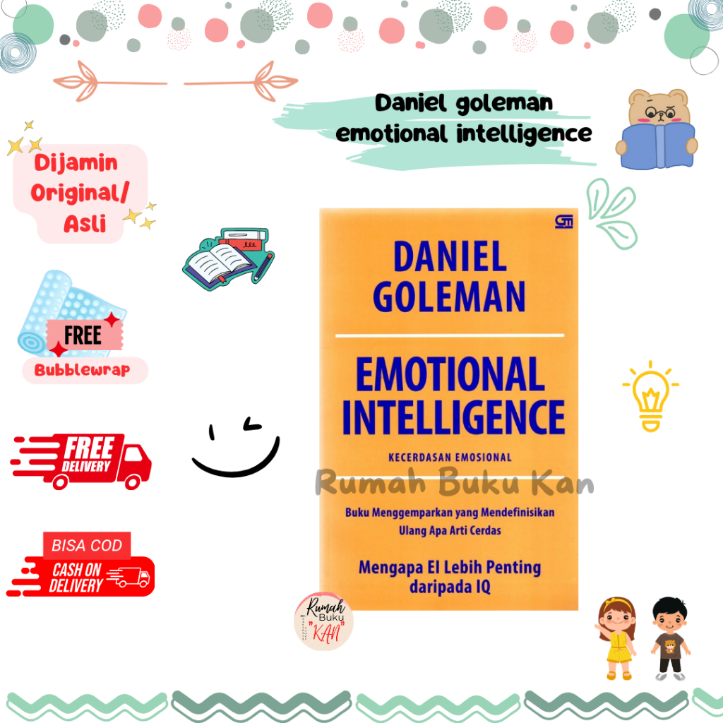 Jual DANIEL GOLEMAN EMOTIONAL INTELLIGENCE Kecerdasan Emosional ...