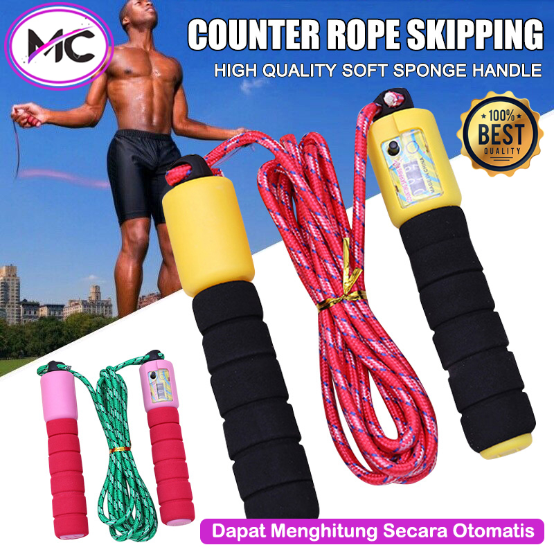 Jual Tali Skipping Jump Rope Premium Lompat Tali Skiping Handle Busa ...