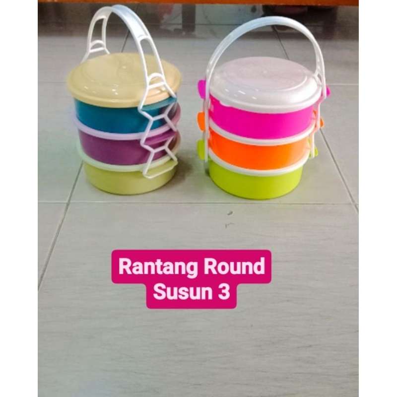 Jual Rantang Round susun 3. Serbaguna. Rantang bulat Indokurnia. Tempat ...