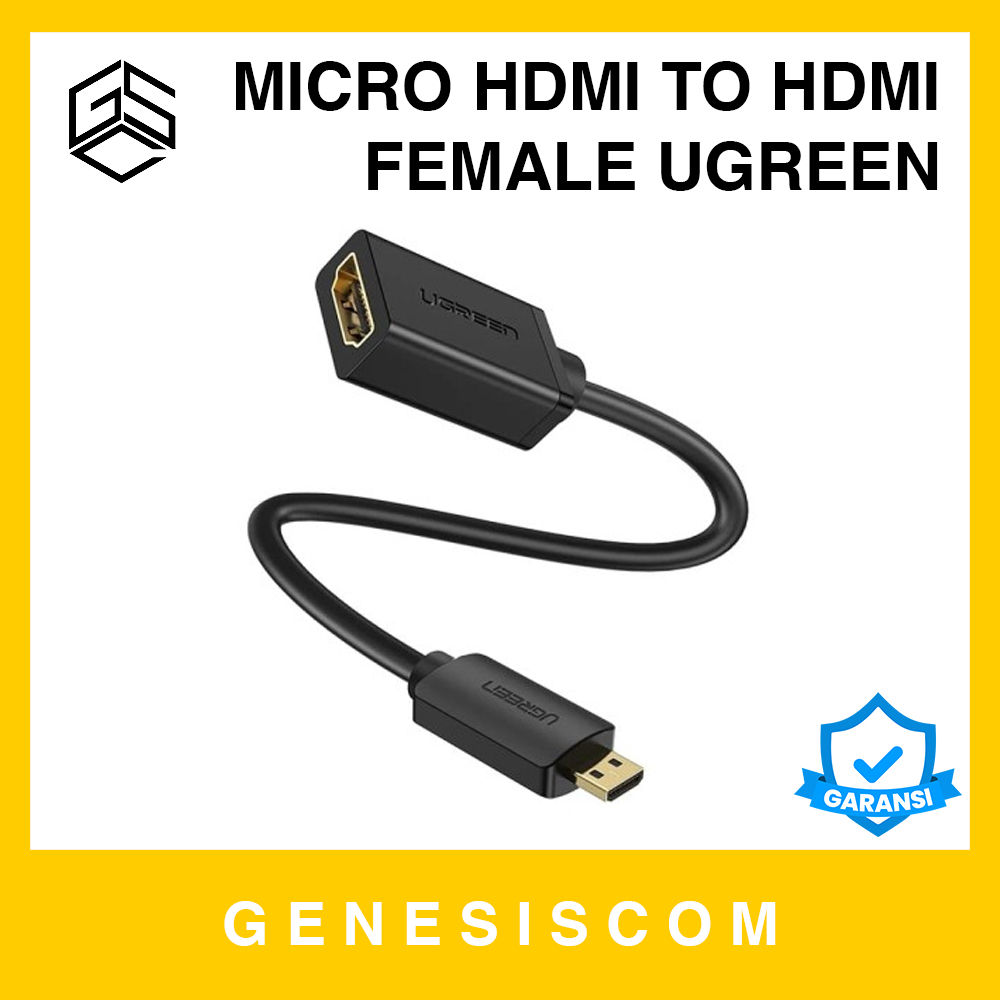 Jual Kabel Converter Micro Hdmi Male To Hdmi Female Ugreen Connector