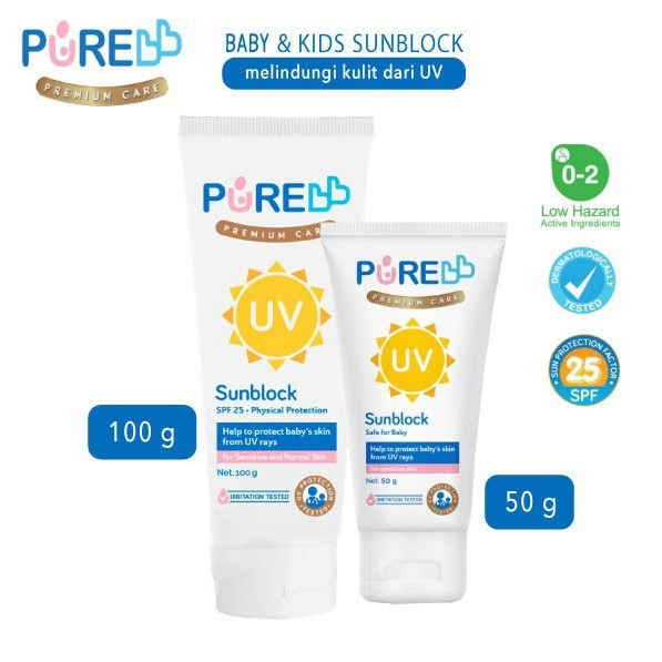 Jual PureBB Sunblock 50gr - 100gr | Shopee Indonesia