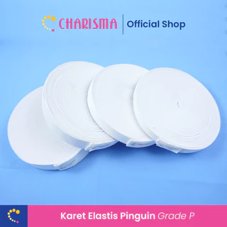 Charisma Karet Elastis Penguin - Karet Elastis Grade P 2cm/2,5cm/3cm/4cm Per Roll (28 Yard)