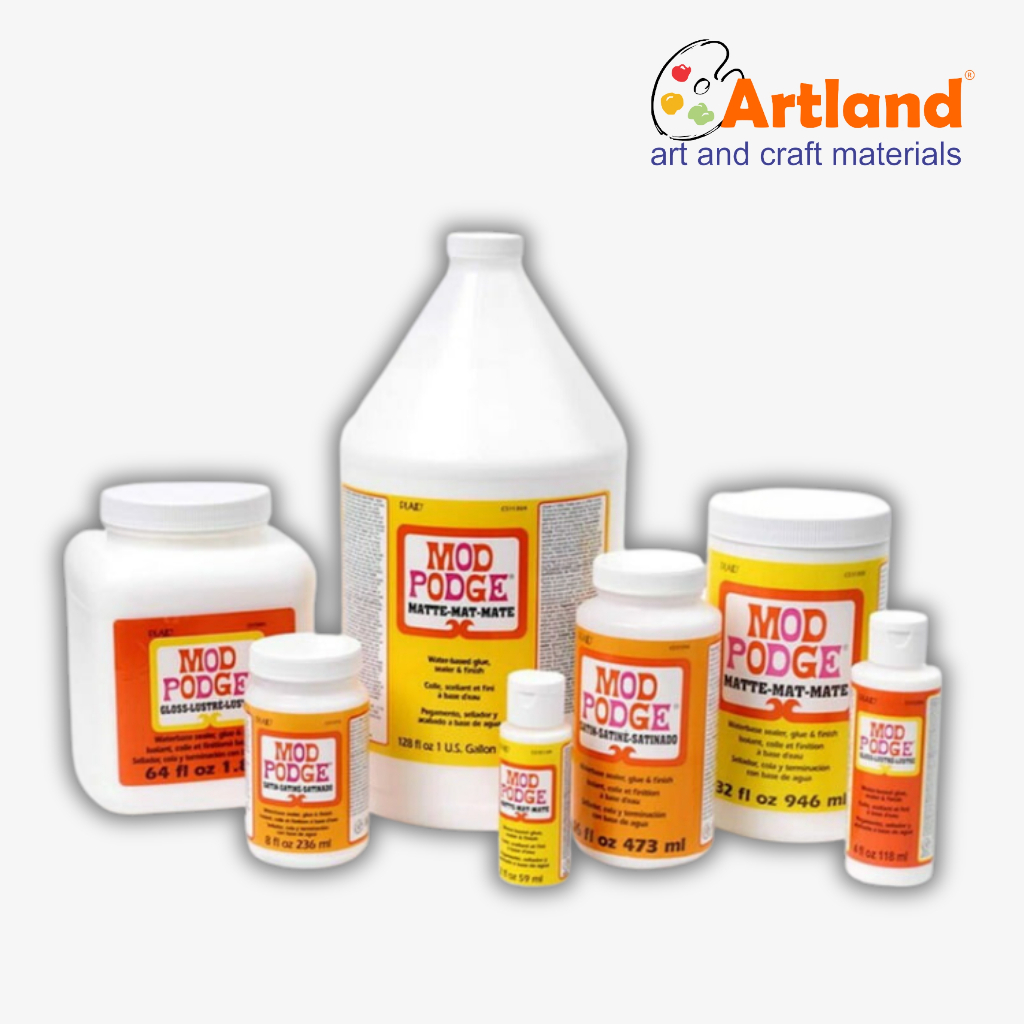 Jual Mod Podge Waterbased glue, sealer and Finish Gloss & Matte