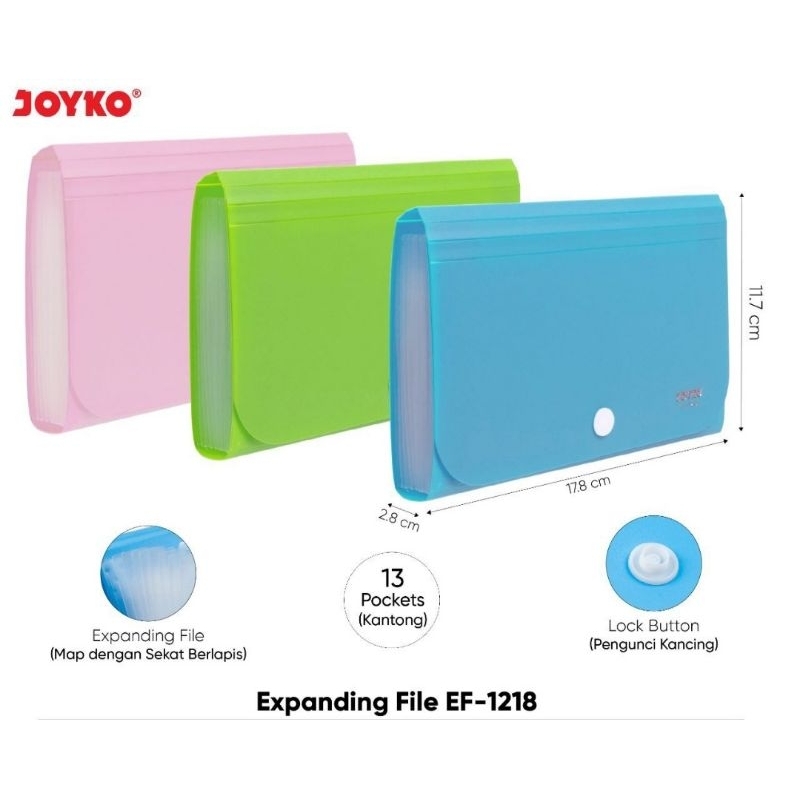 Jual map expanding file joyko ef 1218 1pcs shopee indonesia