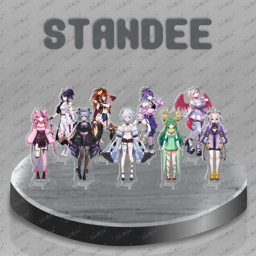 Jual Standee Vshojo Akrilik UV & Set Stickers | Acrylic Stand Action ...