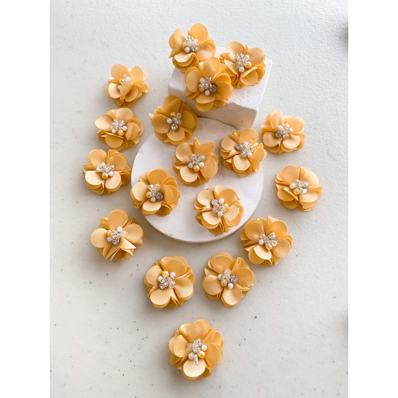 Jual Bunga 3d / Bunga rangkai Gold Kuning | Shopee Indonesia