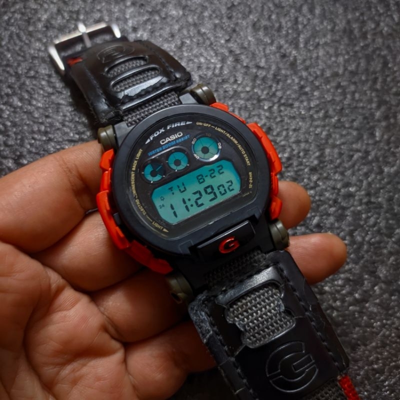 Jual Casio Gshock DW 002 Fox Fire JDM Made in Japan | Shopee Indonesia