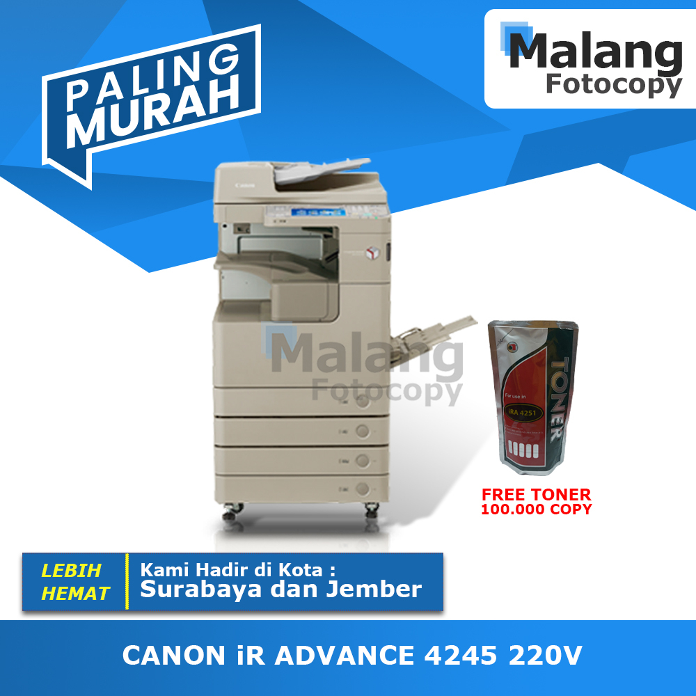 Jual Ready Stock Mesin Fotocopy Canon Ira Series 4245 220v Shopee Indonesia 3781