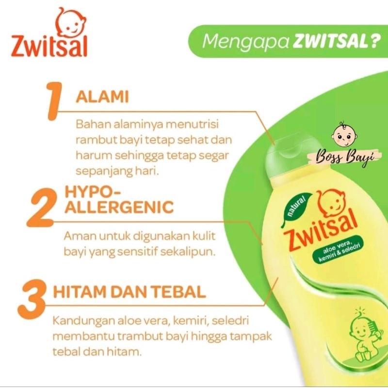 Jual ZWITSAL - Natural Baby Hair Lotion / Minyak Rambut Bayi | Shopee ...