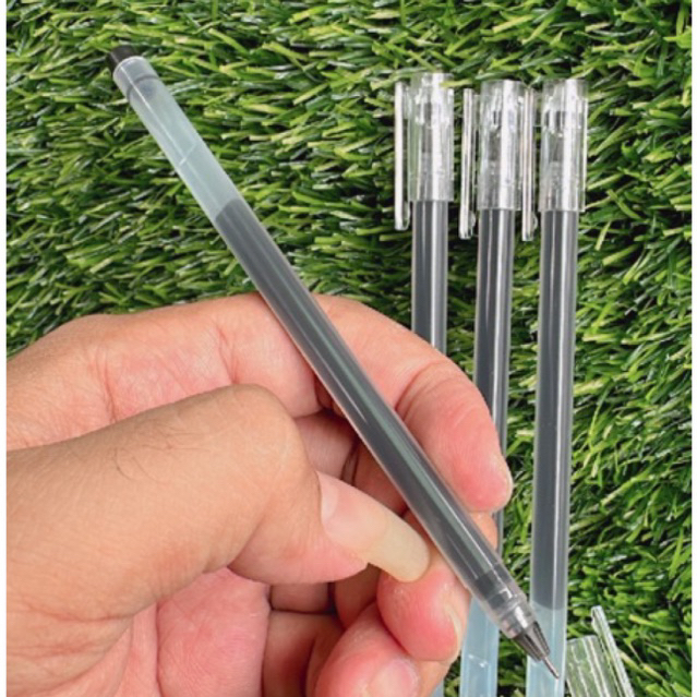 Jual ( 2 pcs ) Pulpen Gel isi Jumbo pulpen gel Hitam Murahh | Shopee