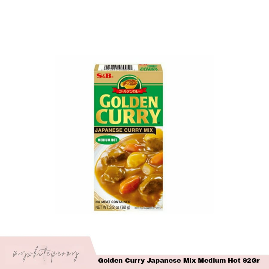 Jual S&B Golden Curry Medium Hot 92 Gram | Shopee Indonesia