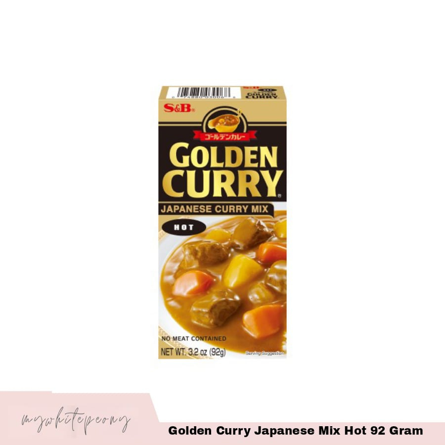 Jual S&B Golden Curry Mix Hot 92 Gram | Shopee Indonesia