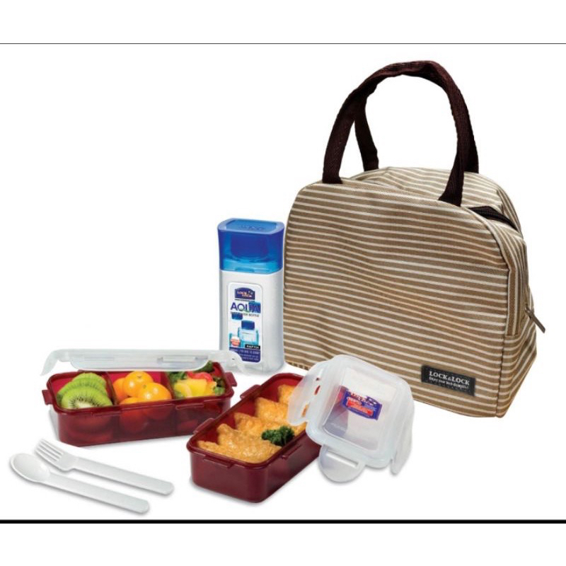 Jual LOCK & LOCK Lunch Box Set Tempat Makan Shopee Indonesia