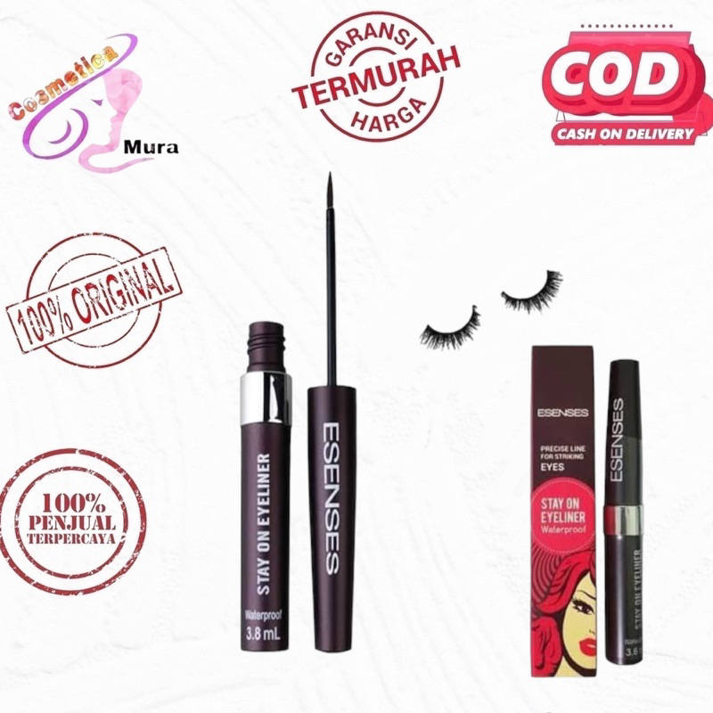 Jual Ca Az Kemasan Baru Esenses Eyeliner Kuas Khusus Eyeliner Kuas Esenses Eyeliner Cair