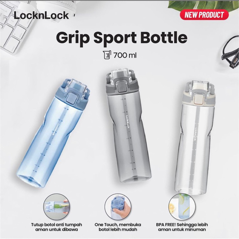 Jual Botol Minum Lock n Lock ABF797 GRIP SPORTS BOTTLE botol minum ...