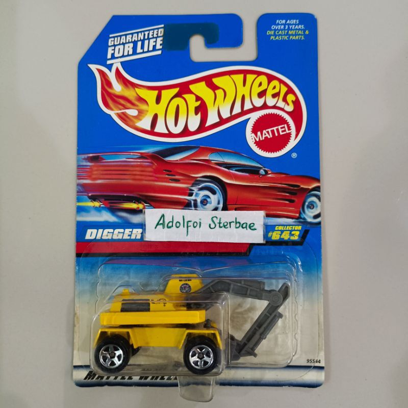 Jual hotwheels hot wheels digger e32 backhoe back hoe alat berat beku excavator alat berat Shopee Indonesia