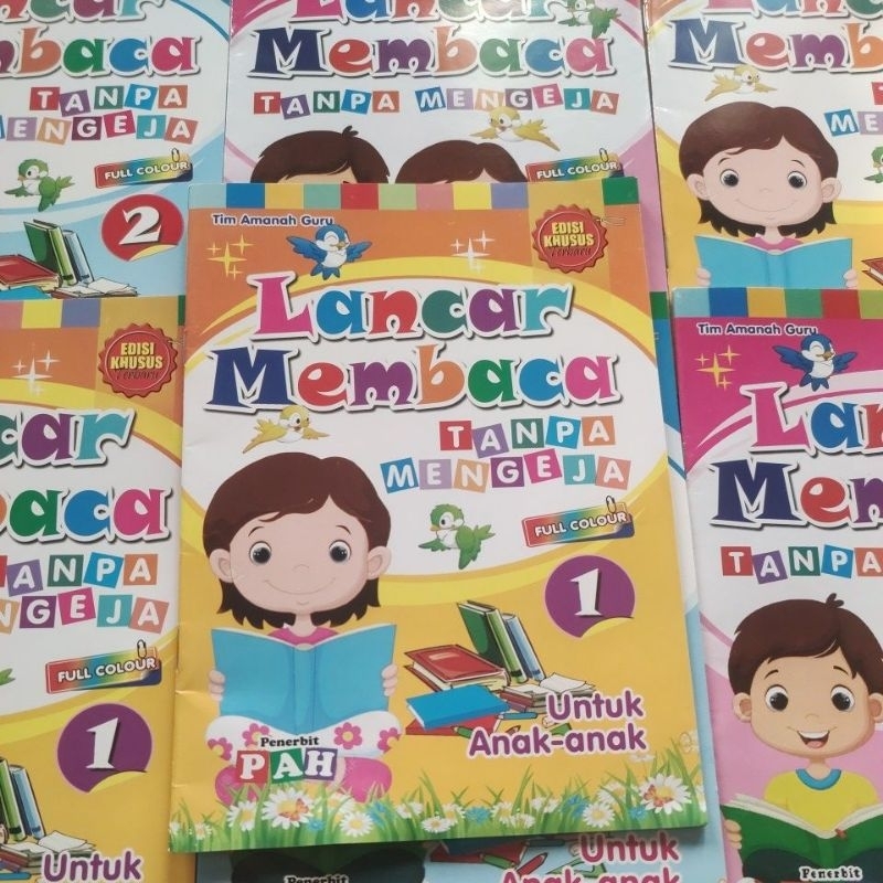 Jual Buku Paud Lancar membaca tanpa mengeja -PAH | Shopee Indonesia