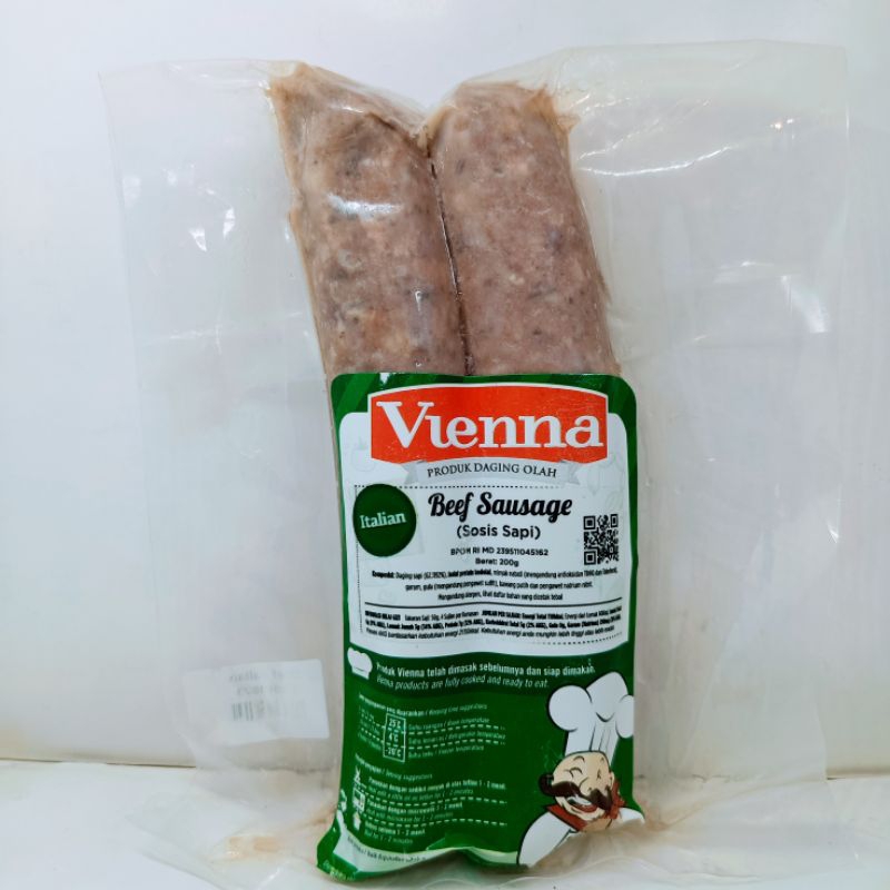 Jual Vienna Sosis Sapi Italian 200 Gr | Shopee Indonesia