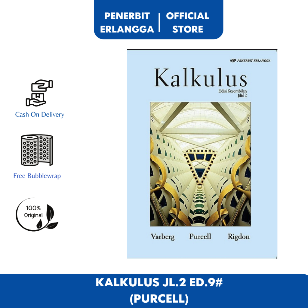 Jual DISKON BUKU ERLANGGA: KALKULUS JL.2 ED.9# (PURCELL) -ERLANGGA