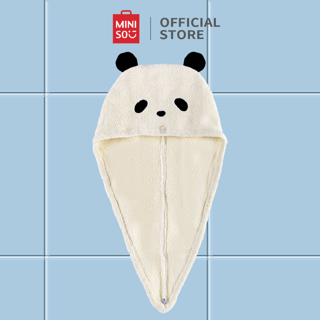 Jual MINISO Handuk Pengering Rambut Kucing Hair Drying Cap Drying Towel