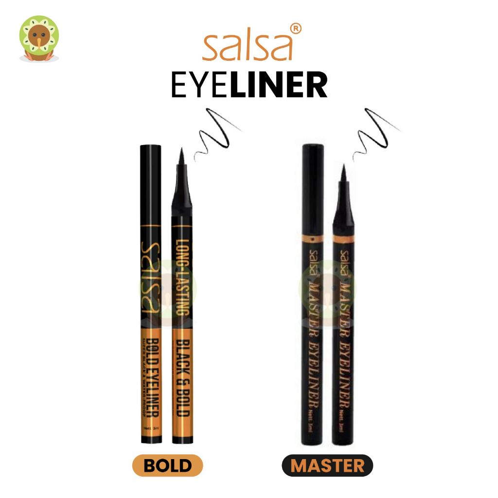 Jual Salsa Bold Eyeliner Master Eyeliner Super Black Waterproof