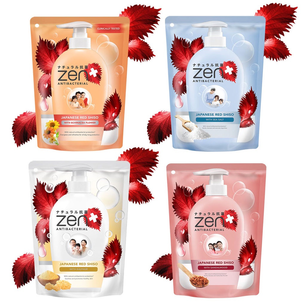 Jual Zen Body Wash Antibacterial 400ml Shopee Indonesia